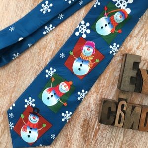 🎄KEITH DANIELS Men’s Christmas Snowman Neck Tie